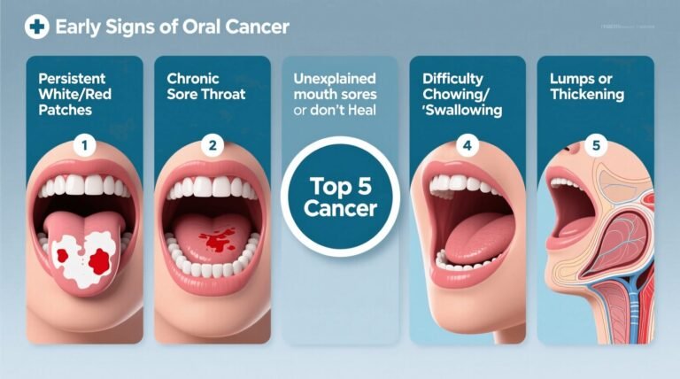 Top 5 Early Signs of Oral Cancer to Take Note Of!